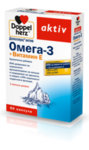 Допелхерц Актив Омега-3 с Витамин Е капсули x60 (Doppelherz Omega-3+E)